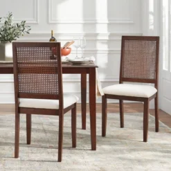 5pc Westmont Rectangular Dining Set Rustic Brown - Lifestorey -HOMCOM Store GUEST 8f064906 223f 4f1f 82af 839ab4e1f7a4