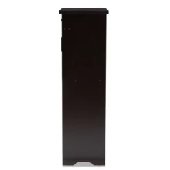 Bienna Modern And Contemporary Finished Shoe Cabinet Dark Brown - Baxton Studio -HOMCOM Store GUEST 8f11de66 b9bc 4aea ac6b 1f33286b6f15