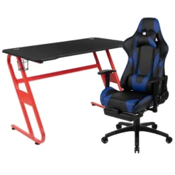 Flash Furniture Gaming Desk And Footrest Reclining Gaming Chair Set With Cup Holder And Headphone Hook -HOMCOM Store GUEST 8f5d8edf a3e2 4f79 b4c3 9212bfea738d