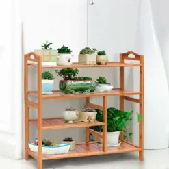 Costway 4 Tier Multifunction Bamboo Shoe Rack Boot Tower Shelf Storage Organizer Stand 15 Costway 4 Tier Multifunction Bamboo Shoe Rack Boot Tower Shelf Storage Organizer Stand -HOMCOM Store GUEST 9002eb70 df63 42f9 ba6d 1d25ce49d169