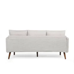 Feichko Contemporary Fabric Pillow Back 3 Seater Sofa - Christopher Knight Home -HOMCOM Store GUEST 906b4b63 78d4 4a03 974d 46b380ed8c8b