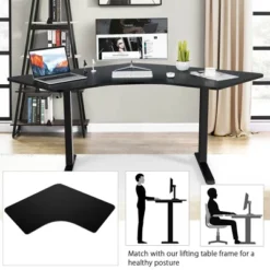 Costway 72'' L Shaped Splice Desktop For Standard & Sit To Stand Desk Frame -HOMCOM Store GUEST 908bc5ff 5949 4a45 8105 d99325359f66