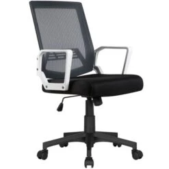 Yaheetech Adjustable Mid-Back Office Chair Computer Chair With Wheels -HOMCOM Store GUEST 92836098 f69f 47f0 aa2d 8f2f1a15d4d9