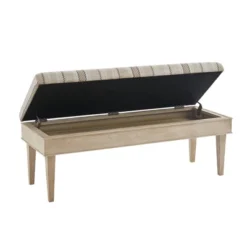 Harstrom Storage Bench Beige - Martha Stewart -HOMCOM Store GUEST 928f1687 9cc4 4ec2 9bcd 16735ebe31f3