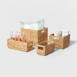 Woven Water Hyacinth Milk Crate - Brightroom™ -HOMCOM Store GUEST 9365bfe9 dbd8 490b ac54 8d2b5765ece7