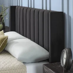 Adele Vertical Upholstered Wingback Bed – Brookside Home 19 Adele Vertical Upholstered Wingback Bed – Brookside Home -HOMCOM Store GUEST 93ce4252 acc0 4e1d 932b a1fcd218ebea