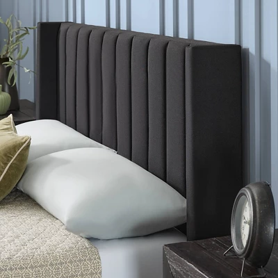 Adele Vertical Upholstered Wingback Bed – Brookside Home 10 Adele Vertical Upholstered Wingback Bed – Brookside Home - Image 8