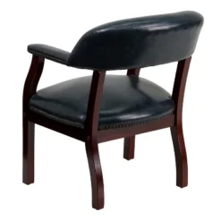 Flash Furniture Navy Vinyl Luxurious Conference Chair With Accent Nail Trim -HOMCOM Store GUEST 944007f7 10be 4fd8 8e11 bcaa54cf1d50