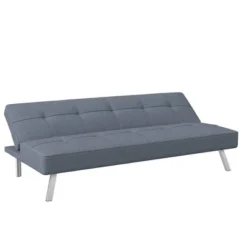 Colette Convertible Futon Sofa Bed Light Gray - Serta -HOMCOM Store GUEST 9467fdd2 3734 4459 bc14 2ead2419ecc8