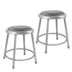 2pk Heavy Duty Vinyl Padded Steel Barstool Gray - Hampden Furnishings -HOMCOM Store GUEST 949366e7 7b0a 487d 8970 1e9fef46b094