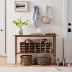 Gretna Narrow Console Table Natural - Threshold™ -HOMCOM Store GUEST 94eb8c76 77dd 4947 a174 c95e76f2a795