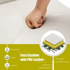 Set Of 2 Dining Chairs Upholstered Padded Side Chairs W/ Rubber Wood Legs BlackBeige -HOMCOM Store GUEST 96f72b51 c007 4284 b0ec 2262f2c18e9e