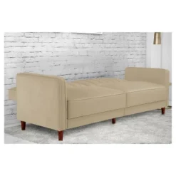 Isabella Tufted Transitional Futon - Room & Joy -HOMCOM Store GUEST 97056dcc 71da 472e a0ff 9a618097da49