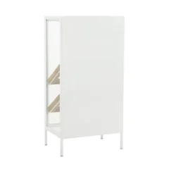 Farmhouse Metal Standing Wine Rack White - Olivia & May -HOMCOM Store GUEST 971d8d4e 5cdd 455c a0dc b51d299bb96e