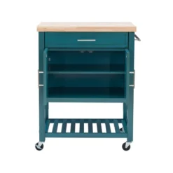 Abigail Kitchen Cart Teal - Powell Company 22 Abigail Kitchen Cart Teal - Powell Company -HOMCOM Store GUEST 9723f22b 478d 4f26 82d1 978ea58b6831