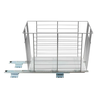 Household Essentials Pantry Vegetable And Fruit Bin Nickel 4 Household Essentials Pantry Vegetable And Fruit Bin Nickel - Image 2