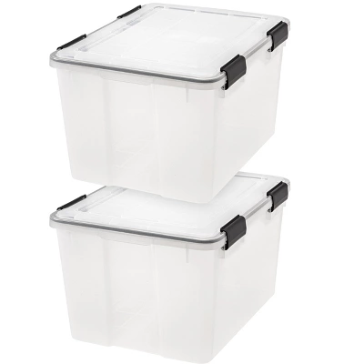 IRIS USA WEATHERPRO Airtight Plastic Storage Bin With Lid And Seal And Secure Latching Buckles 14 IRIS USA WEATHERPRO Airtight Plastic Storage Bin With Lid And Seal And Secure Latching Buckles - Image 12