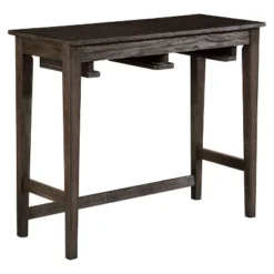 3pc Helbrana Bar Height Dining Set Gray - HOMES: Inside + Out 9 3pc Helbrana Bar Height Dining Set Gray - HOMES: Inside + Out -HOMCOM Store GUEST 989a18a1 84ef 4566 9c45 5780d65c99c0