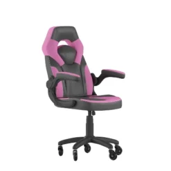 Flash Furniture X10 Gaming Chair Racing Office Computer PC Adjustable Chair With Flip-up Arms And Transparent Roller Wheels -HOMCOM Store GUEST 99d45f37 a485 4e7a b79a 85fe5a44681b