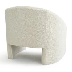 Kiki 32" Wide Contemporary Design Faux Shearling Boasting Streamlined Silhouette Armrest Accent Barrel Chair-The Pop Maison 15 Kiki 32" Wide Contemporary Design Faux Shearling Boasting Streamlined Silhouette Armrest Accent Barrel Chair-The Pop Maison -HOMCOM Store GUEST 9ac37301 a8d7 4fc5 b84d 299bf441d49e