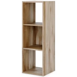 35.43" Vaibryn 3 Cube Organizer Brown - Signature Design By Ashley -HOMCOM Store GUEST 9b1f6ec1 f1ef 44ab 8899 a1b5ef5d1a52