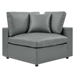 Commix Down Filled Overstuffed Vegan Leather 3-Seater Sofa - Modway -HOMCOM Store GUEST 9c5d781f 0973 48ad 8c05 25ff4912246c