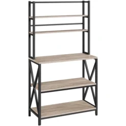 Yaheetech 5-Tier Kitchen Baker's Rack Utility Storage Shelf With 5 Shelves & Adjustable Feet -HOMCOM Store GUEST 9ce8c636 08aa 4091 961c 120c98a14af8