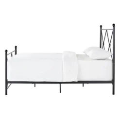 Queen Nelley Double X Bed Black - Inspire Q -HOMCOM Store GUEST 9e2c20dd 0e0d 4246 a3ba 5bf3ccaed975