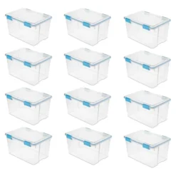 Sterilite 54 Quart Clear Plastic Stackable Storage Container Box Bin With Air Tight Gasket Seal Latching Lid Long Term Organizing Solution 16 Sterilite 54 Quart Clear Plastic Stackable Storage Container Box Bin With Air Tight Gasket Seal Latching Lid Long Term Organizing Solution -HOMCOM Store GUEST 9f9f528e 3cf0 4657 bde6 44c56d1ce732