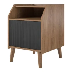 Magnolia End Table Walnut/Black - Novogratz -HOMCOM Store GUEST a03f4222 f989 4957 8125 8830219a183d