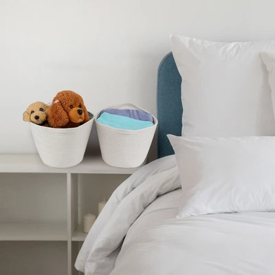 PiccoCasa Foldable Sturdy Storage Bin Set 2 Packs 4 PiccoCasa Foldable Sturdy Storage Bin Set 2 Packs - Image 2