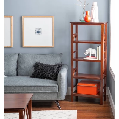 Titian 4 Shelf Bookcase - Linon 3 Titian 4 Shelf Bookcase - Linon