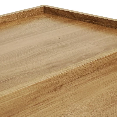 Sunnydaze Decor Sunnydaze Indoor Industrial-Style Sideboard Buffet Table - MDP With Powder-Coated Steel Frame - Brown 8 Sunnydaze Decor Sunnydaze Indoor Industrial-Style Sideboard Buffet Table - MDP With Powder-Coated Steel Frame - Brown - Image 6