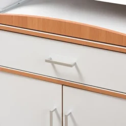 Edonia Modern And Contemporary Beech And Finish Kitchen Cabinet White/Brown - Baxton Studio 19 Edonia Modern And Contemporary Beech And Finish Kitchen Cabinet White/Brown - Baxton Studio -HOMCOM Store GUEST a1bcf6f9 60bb 4ba7 b43d 38ef9f96ff43