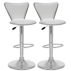 Set Of 2 Adjustable Angled High Back Barstools - CorLiving -HOMCOM Store GUEST a1e2c869 b052 4a07 bba1 08aed1fc76e2