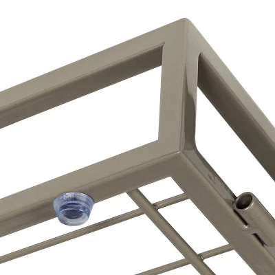 Honey-Can-Do Over-The-Toilet Paper And Storage Tray Silver 5 Honey-Can-Do Over-The-Toilet Paper And Storage Tray Silver - Image 3