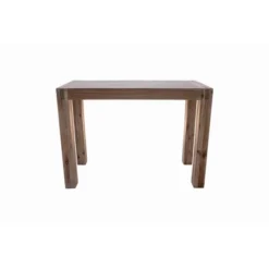 40" Woodstock Acacia Wood With Metal Inset Media Console Table Brushed Driftwood - Alaterre Furniture -HOMCOM Store GUEST a21eab00 cbdb 4684 8f1d 984936a23e34