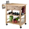 Finland Kitchen Cart Wood/Natural - Winsome