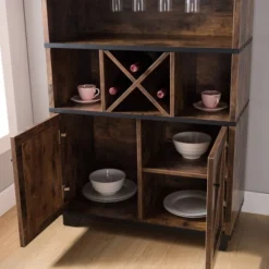 Lamage Wine Cabinet Buffet With Wine Rack - HOMES: Inside + Out 15 Lamage Wine Cabinet Buffet With Wine Rack - HOMES: Inside + Out -HOMCOM Store GUEST a2ce8b8d fb8b 44cb a67b 381e527bb94b