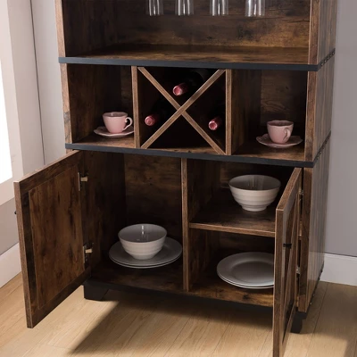 Lamage Wine Cabinet Buffet With Wine Rack - HOMES: Inside + Out 8 Lamage Wine Cabinet Buffet With Wine Rack - HOMES: Inside + Out - Image 6