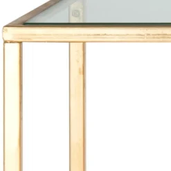Inga Console Table - Gold/Glass - Safavieh -HOMCOM Store GUEST a2dc1c0b d106 41ba 9141 0e59dfff3e6e