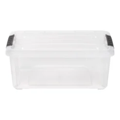 IRIS Stack And Pull Storage Bin With Lid Clear -HOMCOM Store GUEST a3a33c91 518f 4f05 98d8 5d1cc0ade78d