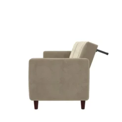 Isabella Tufted Transitional Futon - Room & Joy -HOMCOM Store GUEST a3a7bff2 2cad 41cd 9eee db25503d1a24