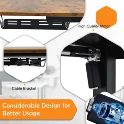 55''x28'' Electric Standing Desk Height Adjustable Sit Stand Desk W/USB Port BrownBlack 21 55''x28'' Electric Standing Desk Height Adjustable Sit Stand Desk W/USB Port BrownBlack -HOMCOM Store GUEST a3f2dc5d 26f9 4ce9 80f4 45c1a9775ad8