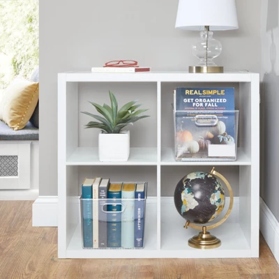 MDesign Storage Organizer Bin With Handles For Cube Furniture, 2 Pack 4 MDesign Storage Organizer Bin With Handles For Cube Furniture, 2 Pack - Image 2