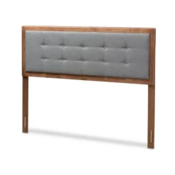Sarine Walnut Finished Wood Headboard - Baxton Studio -HOMCOM Store GUEST a5476001 8ab5 4722 9537 9aefc1039c67