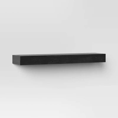 24" Floating Wood Shelf - Threshold™ 7 24" Floating Wood Shelf - Threshold™ - Image 5