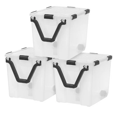 IRIS USA WEATHERPRO Airtight Plastic Storage Bin With Lid And Seal And Secure Latching Buckles 18 IRIS USA WEATHERPRO Airtight Plastic Storage Bin With Lid And Seal And Secure Latching Buckles - Image 16