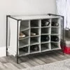 Home Basics 16 Pair Non-Woven Shoe Rack, Grey 1 Home Basics 16 Pair Non-Woven Shoe Rack, Grey -HOMCOM Store GUEST a646cc26 7233 4fbf bb2b d07bd181f281