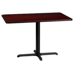 Emma And Oliver 24"x42" Rectangular Laminate Table With 23.5"x29.5" Table Height Base -HOMCOM Store GUEST a8523f0e 74c0 49c3 b7aa 7bcaf4a1493b